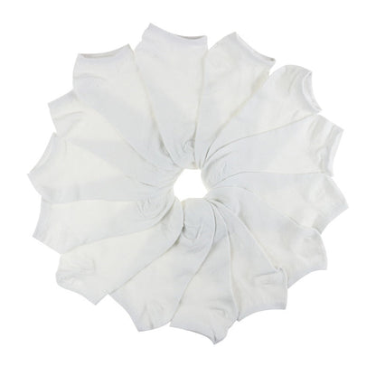 7 Paires de chaussettes en coton pour femmes, respirantes, de couleur solide, confortables, blanches, noires, grises, souples, simples, à la mode, pour la cheville