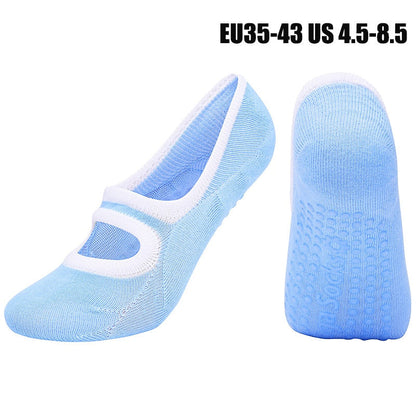 High Quality Pilates Socks Anti-Slip Breathable Backless Yoga Socks Ladies Ballet Dance Sports Socks for Fitness Gym