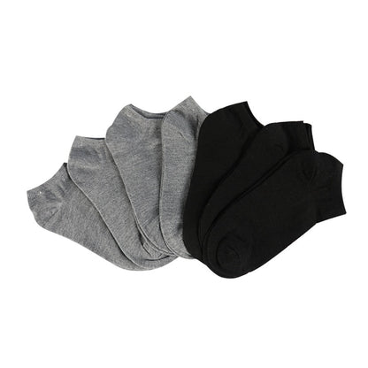 7 Paires de chaussettes en coton pour femmes, respirantes, de couleur solide, confortables, blanches, noires, grises, souples, simples, à la mode, pour la cheville